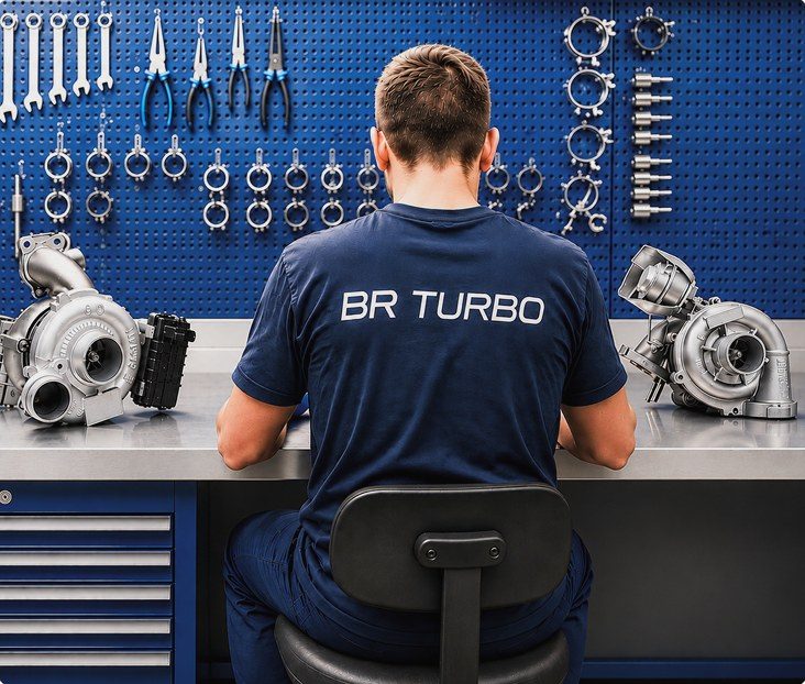 BR Turbo-specialist renoverer en turbolader